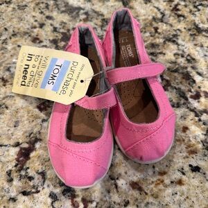 Tiny Mary Jane Pink Toms